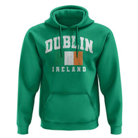 Dublin Ireland Flag Irish Retro Throwback Sports Design Hoodie