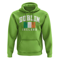 Dublin Ireland Flag Irish Retro Throwback Sports Design Hoodie