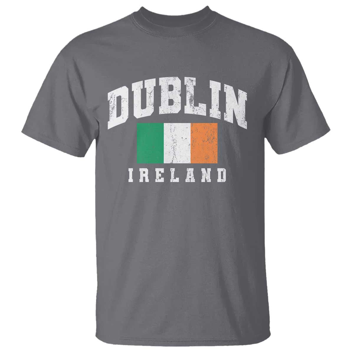 Dublin Ireland Flag Irish Retro Throwback Sports Design T Shirt