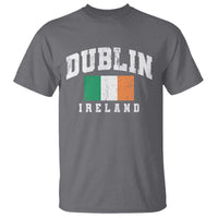 Dublin Ireland Flag Irish Retro Throwback Sports Design T Shirt