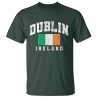 Dublin Ireland Flag Irish Retro Throwback Sports Design T Shirt