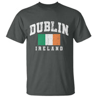 Dublin Ireland Flag Irish Retro Throwback Sports Design T Shirt