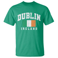 Dublin Ireland Flag Irish Retro Throwback Sports Design T Shirt