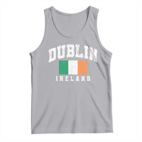 Dublin Ireland Flag Irish Retro Throwback Sports Design Tank Top