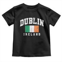 Dublin Ireland Flag Irish Retro Throwback Sports Design Toddler T Shirt