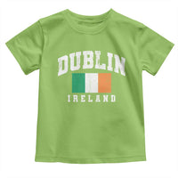 Dublin Ireland Flag Irish Retro Throwback Sports Design Toddler T Shirt