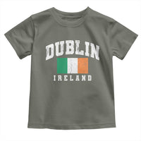 Dublin Ireland Flag Irish Retro Throwback Sports Design Toddler T Shirt