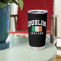 Dublin Ireland Flag Irish Retro Throwback Sports Design Tumbler Cup