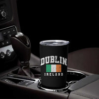 Dublin Ireland Flag Irish Retro Throwback Sports Design Tumbler Cup