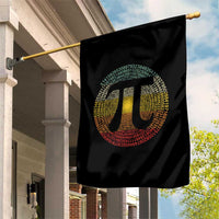 Pi Day Garden Flag 3,14 Pi Number Retro Symbol Math Science