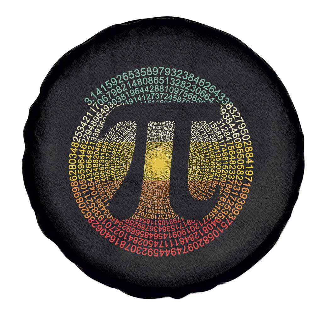 Pi Day Spare Tire Cover 3,14 Pi Number Retro Symbol Math Science