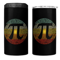 Pi Day 4 in 1 Can Cooler Tumbler 3,14 Pi Number Retro Symbol Math Science