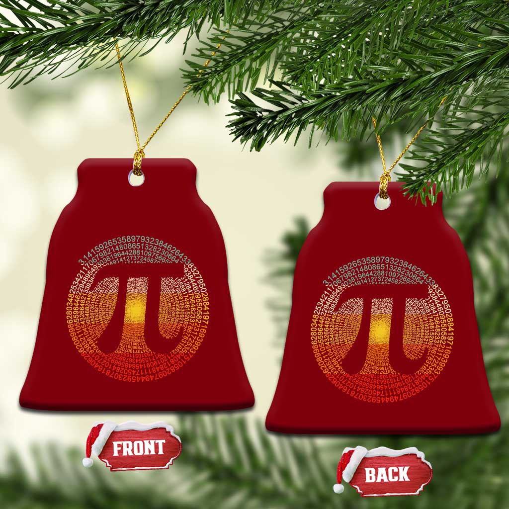 Pi Day Ceramic Ornament 3,14 Pi Number Retro Symbol Math Science