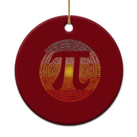 Pi Day Ceramic Ornament 3,14 Pi Number Retro Symbol Math Science