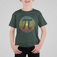 Pi Day T Shirt For Kid 3,14 Pi Number Retro Symbol Math Science