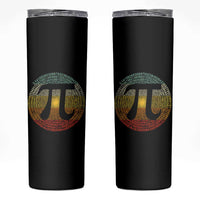 Pi Day Skinny Tumbler 3,14 Pi Number Retro Symbol Math Science