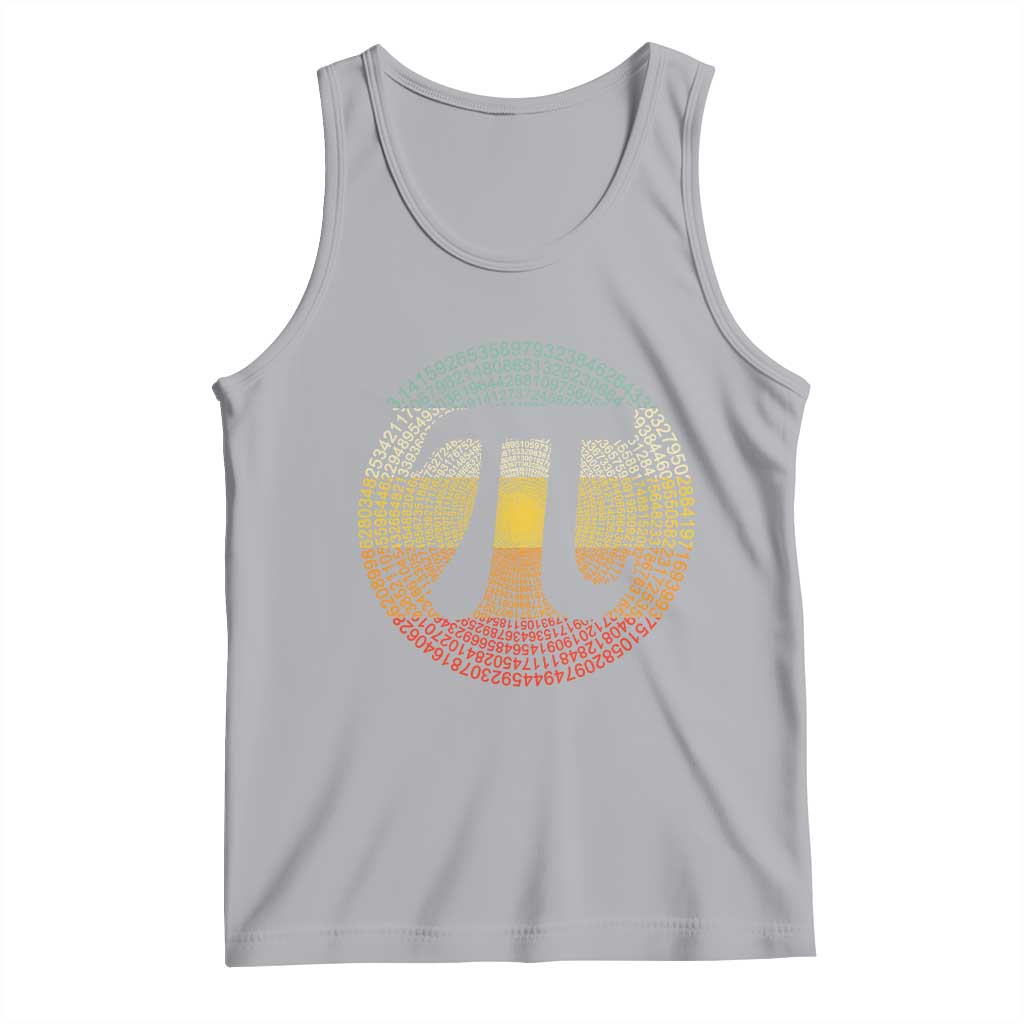 Pi Day Tank Top 3,14 Pi Number Retro Symbol Math Science