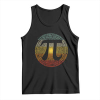 Pi Day Tank Top 3,14 Pi Number Retro Symbol Math Science
