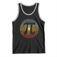 Pi Day Tank Top 3,14 Pi Number Retro Symbol Math Science