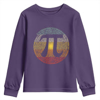 Pi Day Youth Sweatshirt 3,14 Pi Number Retro Symbol Math Science