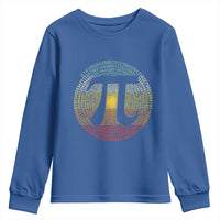 Pi Day Youth Sweatshirt 3,14 Pi Number Retro Symbol Math Science