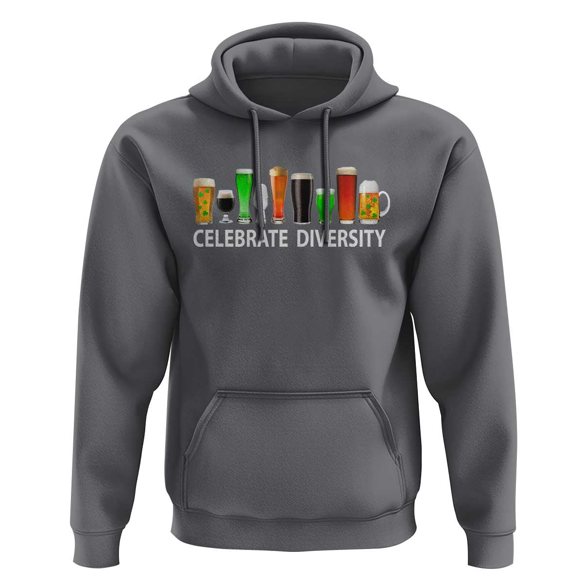 Celebrate Diversity St Patricks Day Beer Drinking Hoodie
