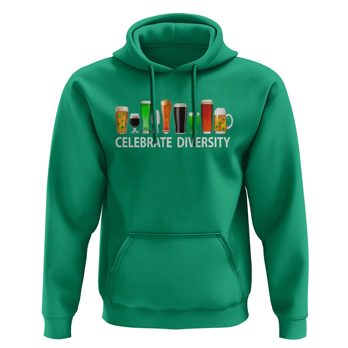 Celebrate Diversity St Patricks Day Beer Drinking Hoodie
