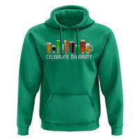 Celebrate Diversity St Patricks Day Beer Drinking Hoodie
