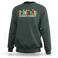 Celebrate Diversity St Patricks Day Beer Drinking Sweatshirt
