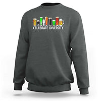 Celebrate Diversity St Patricks Day Beer Drinking Sweatshirt