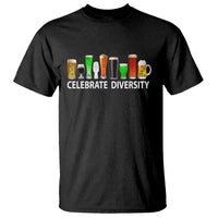 Celebrate Diversity St Patricks Day Beer Drinking T Shirt