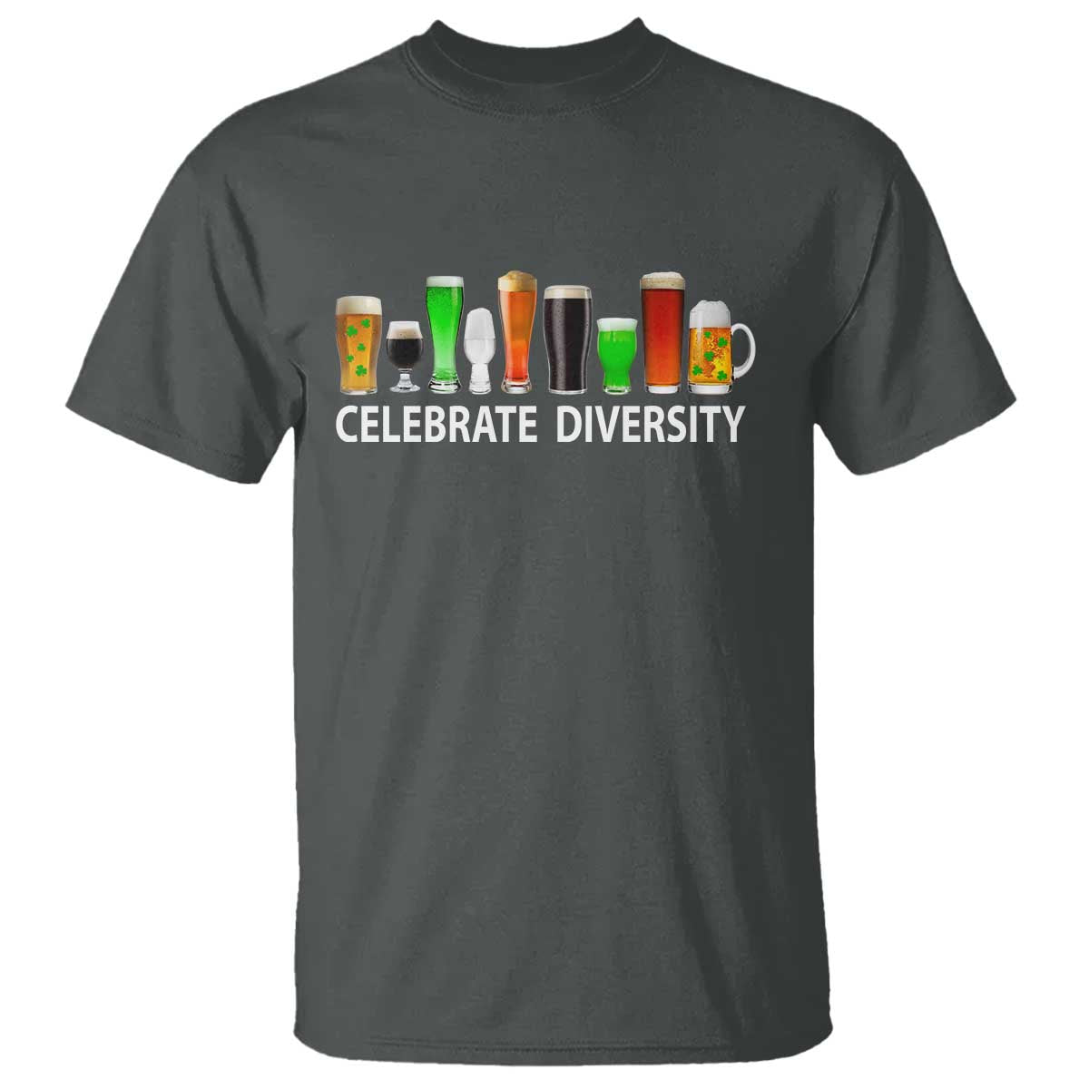 Celebrate Diversity St Patricks Day Beer Drinking T Shirt