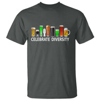 Celebrate Diversity St Patricks Day Beer Drinking T Shirt