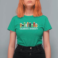 Celebrate Diversity St Patricks Day Beer Drinking T Shirt For Women