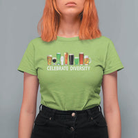 Celebrate Diversity St Patricks Day Beer Drinking T Shirt For Women
