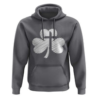 St Patricks Day Christian Religious Shamrock Cross Hoodie