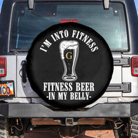 Funny Irish Stout Drinking Spare Tire Cover I Am Into Fitness Fitting Beer In My Belly