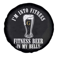 Funny Irish Stout Drinking Spare Tire Cover I Am Into Fitness Fitting Beer In My Belly