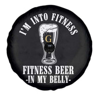 Funny Irish Stout Drinking Spare Tire Cover I Am Into Fitness Fitting Beer In My Belly