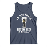 Funny Irish Stout Drinking Tank Top I Am Into Fitness Fitting Beer In My Belly