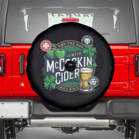 End The Day With McCockin Cider Spare Tire Cover Ireland Beer Lover St Patricks Day Humor