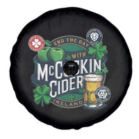End The Day With McCockin Cider Spare Tire Cover Ireland Beer Lover St Patricks Day Humor