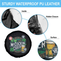 End The Day With McCockin Cider Spare Tire Cover Ireland Beer Lover St Patricks Day Humor