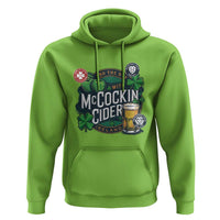 End The Day With McCockin Cider Hoodie Ireland Beer Lover St Patricks Day Humor