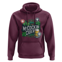 End The Day With McCockin Cider Hoodie Ireland Beer Lover St Patricks Day Humor