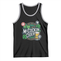 End The Day With McCockin Cider Tank Top Ireland Beer Lover St Patricks Day Humor