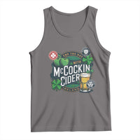 End The Day With McCockin Cider Tank Top Ireland Beer Lover St Patricks Day Humor
