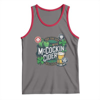 End The Day With McCockin Cider Tank Top Ireland Beer Lover St Patricks Day Humor