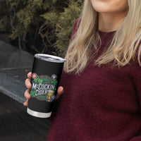End The Day With McCockin Cider Tumbler Cup Ireland Beer Lover St Patricks Day Humor