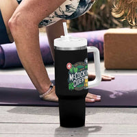 End The Day With McCockin Cider Tumbler With Handle Ireland Beer Lover St Patricks Day Humor